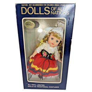 Dolls of All Nations France 131 Sleep Eye Movable Jointed 7" With Box Collectors